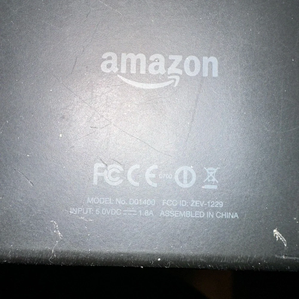 Amazon Kindle Fire D01400